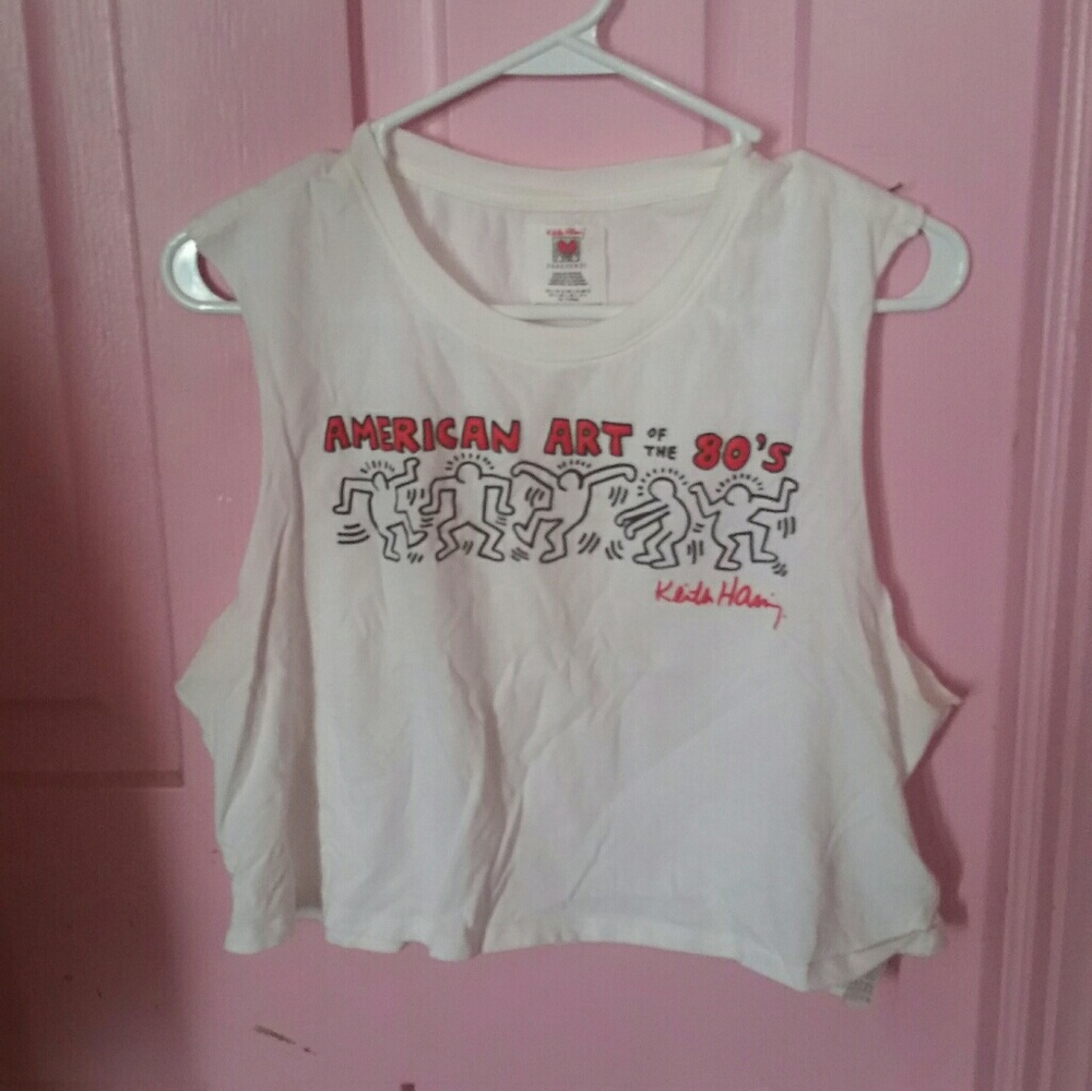Keith Haring Forever 21 80s crop top